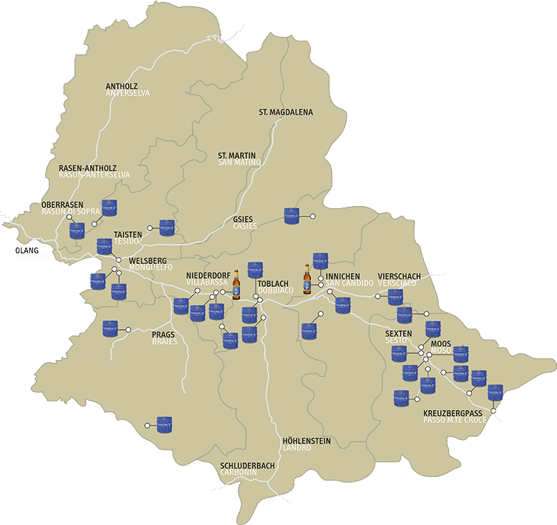 Liste der Ausschankbetriebe in der Region