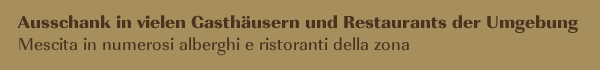 <h1> Ausschank in der Region